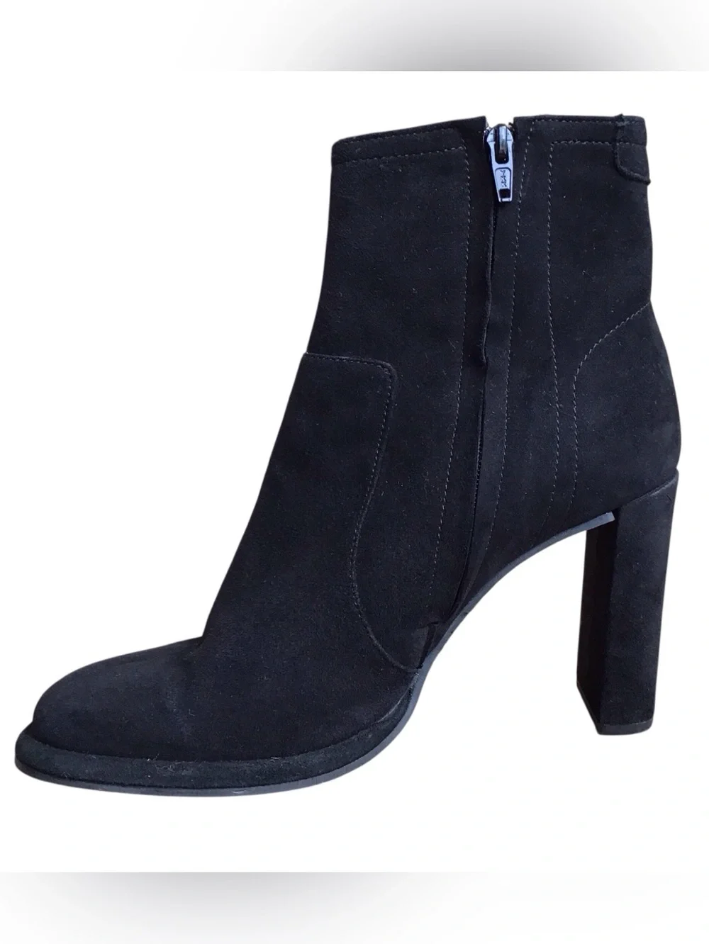 Free People Marietta Laced Detail Black Suede Boots